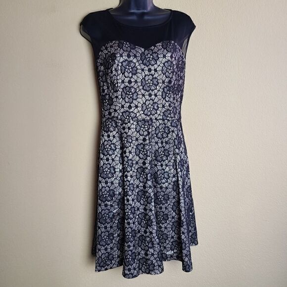 Enfocus Studio Dresses & Skirts - Enfocus Studio Drop Waist Lace Detailed Dress